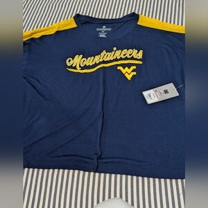 Colosseum Navy and Yellow Graphic Tee